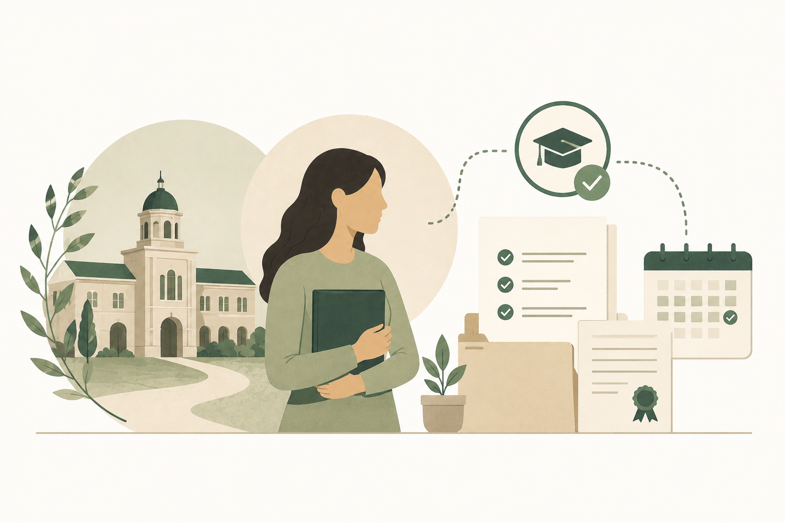 Illustration for Step 1: CSWE-accredited MSW and graduate field education toward social work licensure